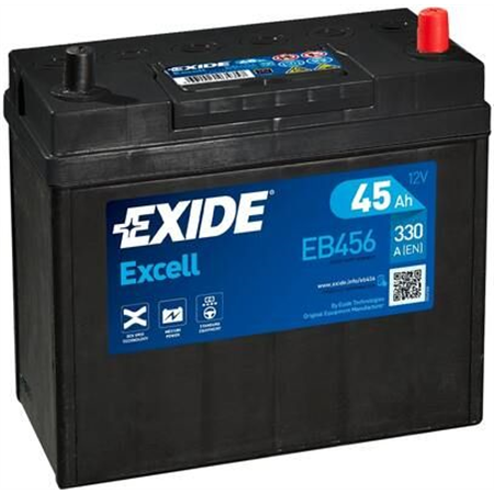 Battery Excell 45Ah 300A 234x127x220 - + J
