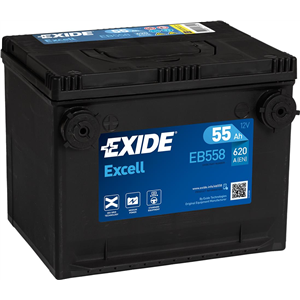 Batteri Exide Excell 55Ah 620A 230x180x18 - Top1autovaruosad