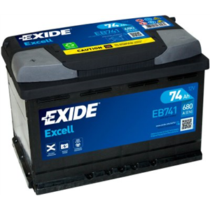 Battery Excell 74Ah 680A 278x175x190   - - Top1autovaruosad