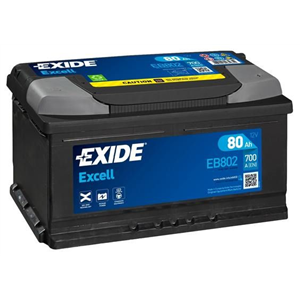Batteri Excell 80Ah 700A 315x175x175 -   - Top1autovaruosad