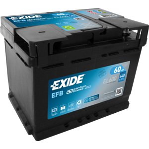 Battery Exide EFB 60Ah 640A 242x175x190 - +