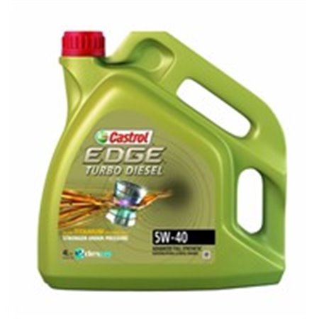 EDGE 5W40 TD 4L Engine oil Edge (4L) SAE 5W40 API CF SN ACEA C3 FIAT 9.55535 