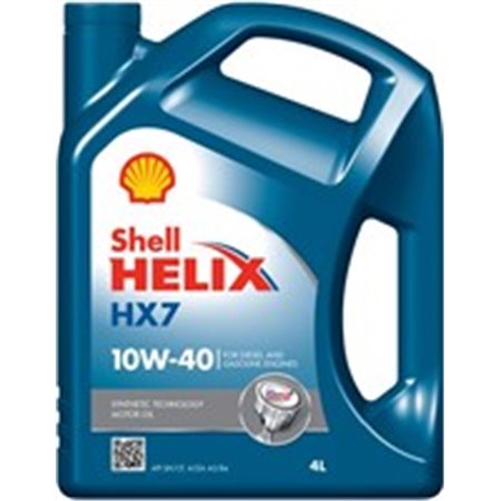 HELIX HX7 10W40 4L Mootoriõli Helix HX7 (4L) SAE 10W40 API SN SN PLUS ACEA A3 B4