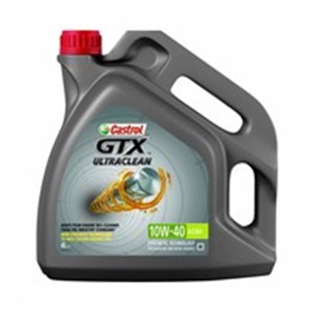 GTX ULTRACLEAN 10W40 4L Моторное масло CASTROL    GTX 10W 40 A3/B4 ULTRA 