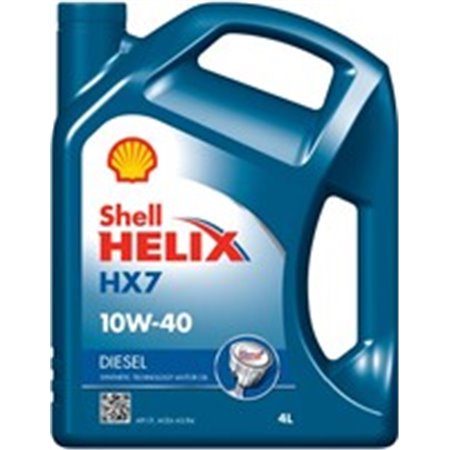 HELIX D HX7 10W40 4L  Mootoriõli SHELL 