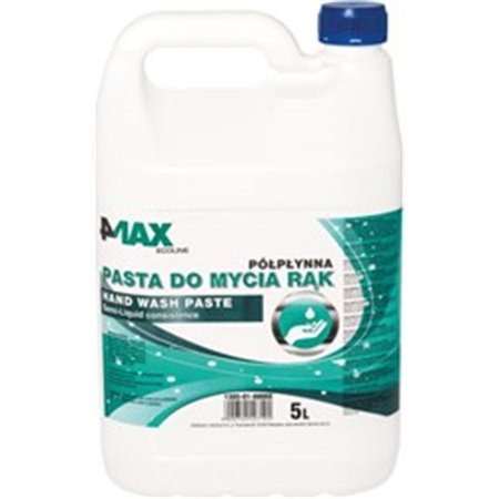 4MAX 1305-01-0006E - 4MAX Handtvättpasta 1st, kapacitet: 5 l, konsistens: halvflytande, färg: blå, för rengöring av mycket smuts
