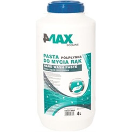 4MAX 1305-01-0005E - 4MAX Handtvättpasta 1st, kapacitet: 4 l, konsistens: halvflytande, doft: mandel, färg: blå, för
