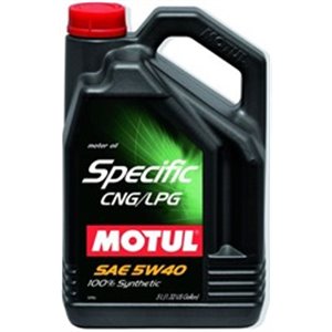 SPECIFIC CNG LPG 5W40 5L  Mootoriõli MOTU - Top1autovaruosad