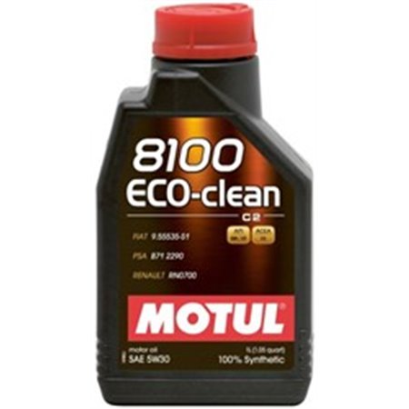 8100 ECO-CLEAN 5W30 1L Моторное масло MOTUL    17000 