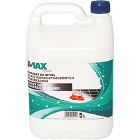 4MAX 1305-01-0022E - Chemical agent for cleaning heavily grimed surfaces 5L liquid 4MAX