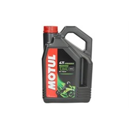 5000 10W40 4L 104056 4T engine oil 4T MOTUL 5000 SAE 10W40 4l SL JASO MA 2 Semi synthe