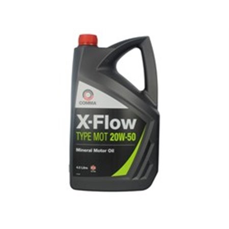 X-FLOW MOT 20W50 4,5L Mootoriõli X FLOW (4,5L) SAE 20W50