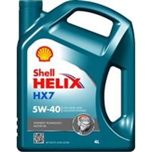 HELIX HX7 5W40 4L  Mootoriõli SHELL 