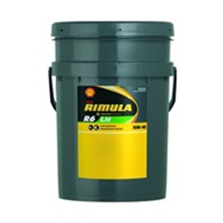 RIMULA R6 LM 10W40 20L Mootoriõli RIMULA R6 (20L) SAE 10W40 (Madal tuhasus) API CF CF 