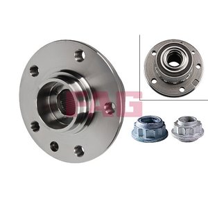 713 6107 60  Wheel bearing kit with a hub FAG 