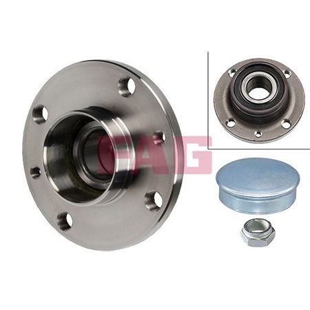713 6907 10  Wheel bearing kit with a hub FAG 