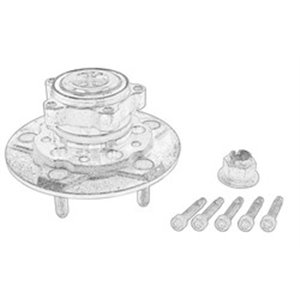 2375615  Wheel bearing kit with a hub FOR - Top1autovaruosad
