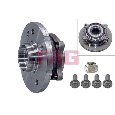 713 6493 50  Wheel bearing kit with a hub FAG 
