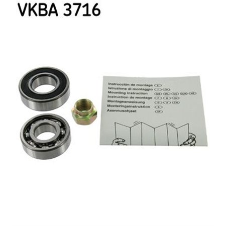 VKBA 3716 Комплект подшипника ступицы колеса SKF