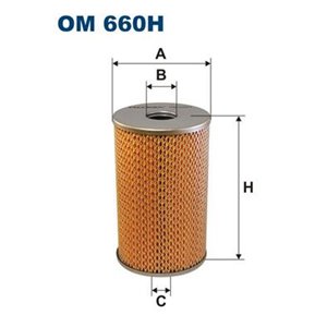 OM 660H Filter, Drift hydraulik FILTRON - Top1autovaruosad