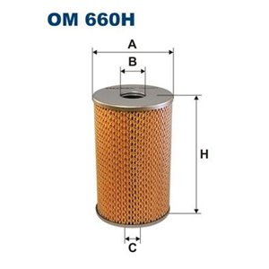 OM 660H  Oil filter FILTRON 