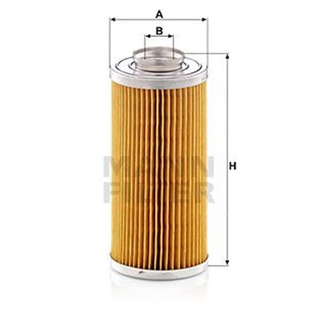 H 724/2 Filter, operating hydraulics MANN-FILTER