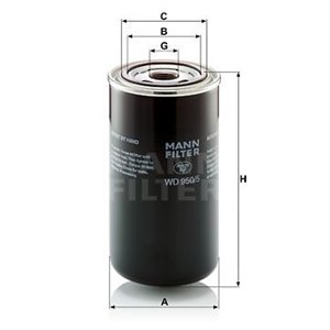 WD 950/5  Hydraulic filter MANN FILTER 
