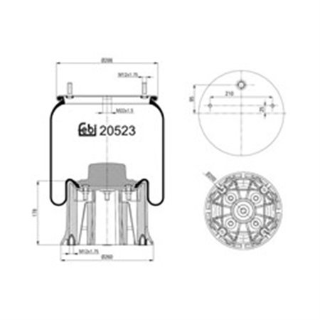 20523 Lõõts,õhkvedrustus FEBI BILSTEIN