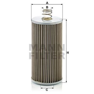 H 816 1  Hydraulic filter MANN FILTER  - Top1autovaruosad