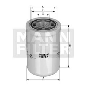 WH 11 001 x Фильтр, система рабочей гидравлики MANN-FILTER - Top1autovaruosad