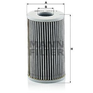 H 8011 Filter, Drift hydraulik MANN-FILTER - Top1autovaruosad