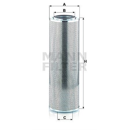 HD 15 006 Filter, operating hydraulics MANN-FILTER