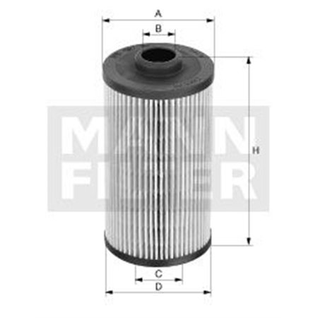HD 419/1 Filter, operating hydraulics MANN-FILTER