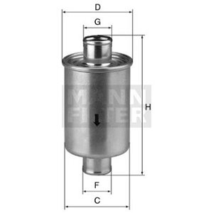 W 74 Filter, Drift hydraulik MANN-FILTER - Top1autovaruosad