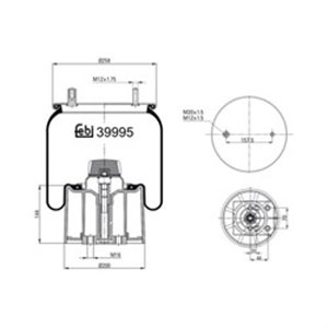 39995 Bellow, air suspension FEBI BILSTEIN - Top1autovaruosad