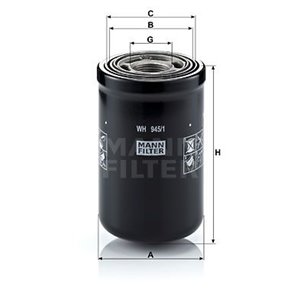 WH 945 1  Hydraulic filter MANN FILTER  - Top1autovaruosad