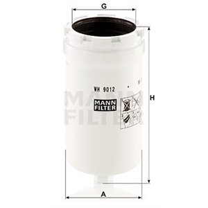 WH 9012  Hydraulic filter MANN FILTER 