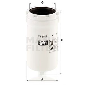WH 9012  Hydraulic filter MANN FILTER  - Top1autovaruosad