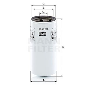 WD 10 007 Filter, Drift hydraulik MANN-FILTER - Top1autovaruosad