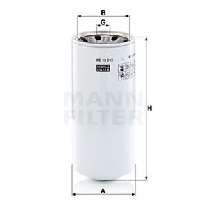WD 13 010-2 x Filter, operating hydraulics MANN-FILTER - Top1autovaruosad