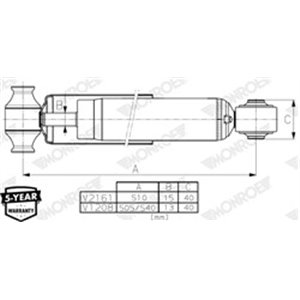 V1208 Amort MONROE - Top1autovaruosad