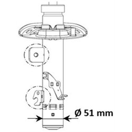 3348012 Stötdämpare KYB