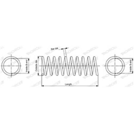 SE2453 Suspension Spring MONROE