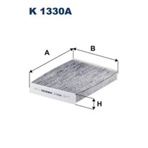 K 1330A Filter, cabin air FILTRON - Top1autovaruosad