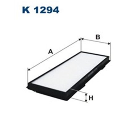FILTRON K 1294 - Cabin filter fits: SCANIA P,G,R,T 01.03-
