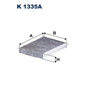 K 1335A Фильтр, воздух во внутренном пространстве FILTRON - Top1autovaruosad