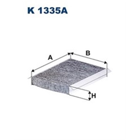 K 1335A Салонный фильтр FILTRON 