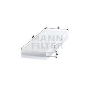 MANN-FILTER CU 4036 - Cabin filter fits   - Top1autovaruosad
