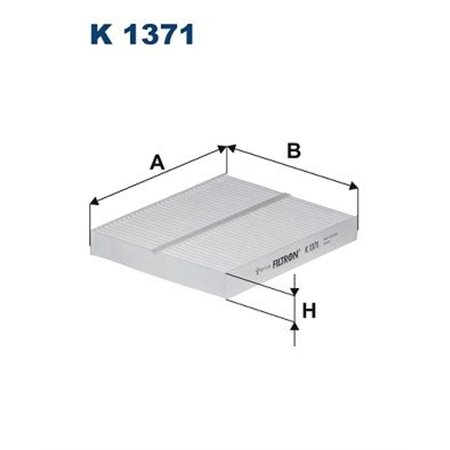 K 1371 Filter, cabin air FILTRON