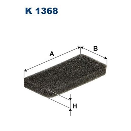 K 1368 Filter, cabin air FILTRON